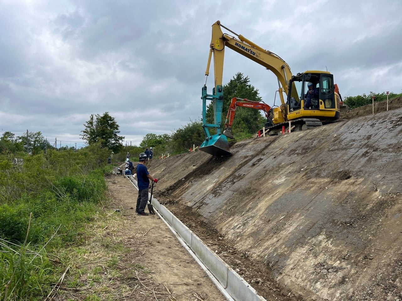 だんだんスロープらしくなってきました