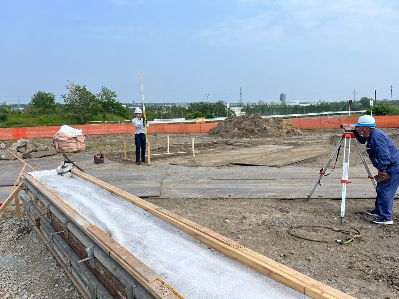 当現場は新人研修を行っています